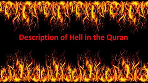 Description of Hell in the Quran